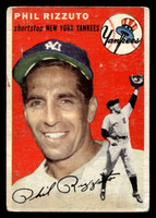 1954 Topps #17 Phil Rizzuto Good Writing on Card 