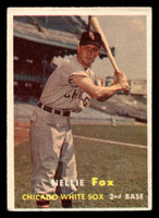 1957 Topps #38 Nellie Fox VG-EX Writing on Card 