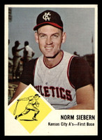 1963 Fleer #17 Norm Siebern Excellent+  ID: 413841