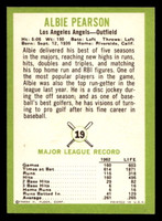 1963 Fleer #19 Albie Pearson Excellent+  ID: 413843