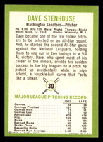 1963 Fleer #30 Dave Stenhouse Excellent+  ID: 413854