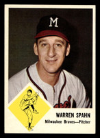 1963 Fleer #45 Warren Spahn Excellent+  ID: 413866