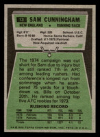 1975 Topps #13 Sam Cunningham Near Mint  ID: 413899