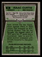 1975 Topps #25 Isaac Curtis Near Mint 