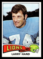 1975 Topps #42 Larry Hand Near Mint  ID: 413928