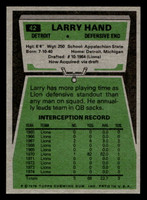 1975 Topps #42 Larry Hand Near Mint  ID: 413928