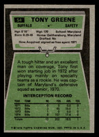 1975 Topps #54 Tony Greene Near Mint 