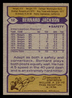 1979 Topps #12 Bernard Jackson Near Mint 