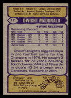 1979 Topps #17 Dwight McDonald Near Mint 