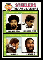 1979 Topps #19 Franco Harris/Larry Anderson/Tony Dungy/L.C. Greenwood TL Ex-Mint 