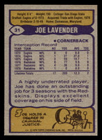 1979 Topps #31 Joe Lavender Near Mint 