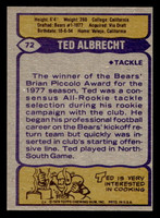 1979 Topps #72 Ted Albrecht Near Mint 