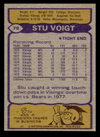 1979 Topps #79 Stu Voigt Near Mint 