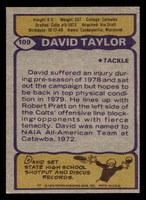 1979 Topps #109 David Taylor Ex-Mint 