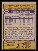 1979 Topps #131 Freddie Solomon Near Mint+ 