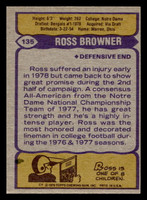 1979 Topps #135 Ross Browner Near Mint+ RC Rookie 