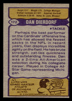 1979 Topps #172 Dan Dierdorf Near Mint 