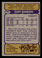 1979 Topps #183 Gary Barbaro Near Mint 