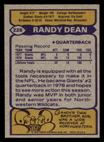 1979 Topps #228 Randy Dean Near Mint 
