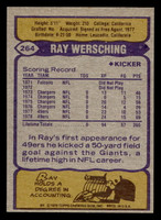 1979 Topps #264 Ray Wersching Near Mint 