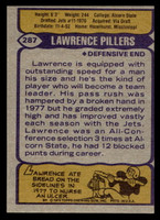 1979 Topps #287 Lawrence Pillers Ex-Mint 