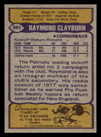 1979 Topps #361 Raymond Clayborn Near Mint 