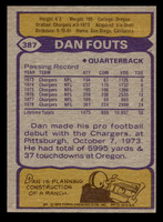 1979 Topps #387 Dan Fouts Near Mint  ID: 414800