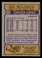 1979 Topps #388 Chuck Crist Near Mint 