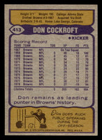 1979 Topps #413 Don Cockroft Near Mint 