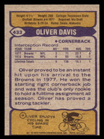 1979 Topps #433 Oliver Davis Near Mint 