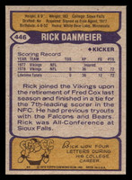1979 Topps #446 Rick Danmeier Near Mint 