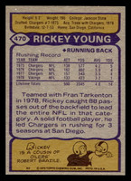 1979 Topps #470 Rickey Young Near Mint+ 