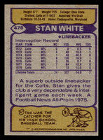 1979 Topps #478 Stan White Near Mint 