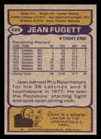 1979 Topps #495 Jean Fugett Near Mint+ 