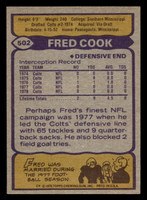 1979 Topps #502 Fred Cook Ex-Mint 