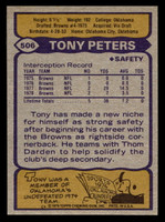 1979 Topps #506 Tony Peters Near Mint+ 