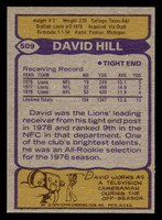 1979 Topps #509 David Hill Near Mint+ 
