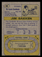 1974 Topps #60 Jim Bakken Near Mint  ID: 415003