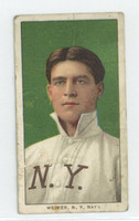 1909-11 T206 #500 Jake Weimer Portrait Poor Sovereign 350 Factory 25 