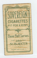 1909-11 T206 #66 Johnny Butler Portrait Good Sovereign 350 Factory 25 