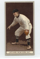 1912 T207 Brown Background Arlie Latham Recruit NY Giants