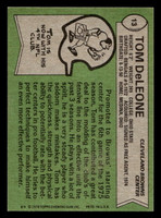 1978 Topps #13 Tom DeLeone Near Mint  ID: 415500