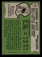 1978 Topps #30 Sammie White Near Mint+ 