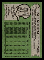1978 Topps #347 Jim Bakken Near Mint  ID: 415833