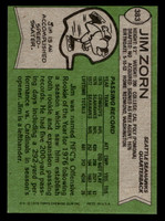 1978 Topps #383 Jim Zorn Near Mint+ 