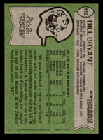 1978 Topps #412 Bill Bryant Near Mint  ID: 415898