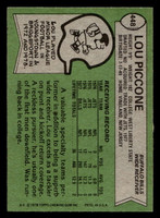 1978 Topps #448 Lou Piccone Near Mint 