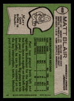 1978 Topps #469 Matt Blair Near Mint+ 