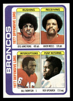 1978 Topps #508 Otis Armstrong/Haven Moses/Bill Thompson/Rick Upchurch TL Near Mint  ID: 415994