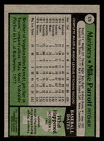 1979 Topps #576 Mike Parrott Ex-Mint RC Rookie Miscut 
